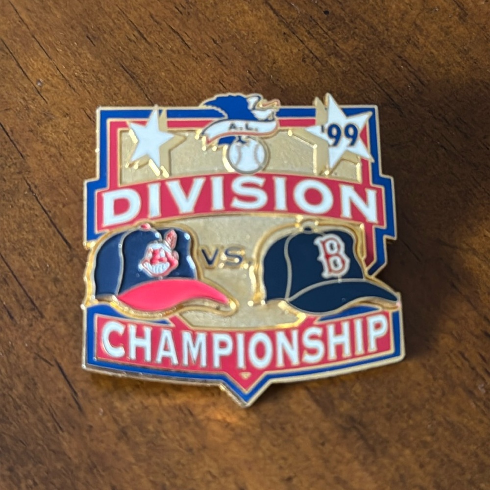 2/$5 1999 Pin Division Series (ALDS) Indians Red Sox